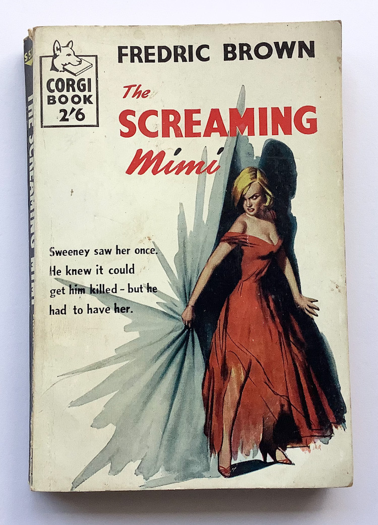 THE SCREAMING MIMI crime pulp fiction book by Fredric Brown 1958
